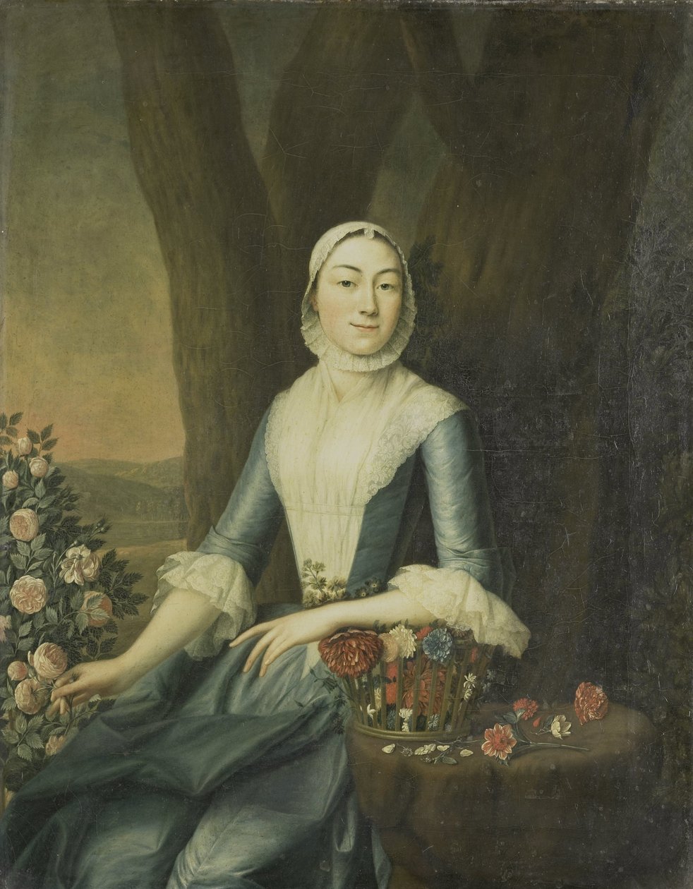 Adriaen Isaac Hurgronje の妻、Magdalena van Citters の肖像 作： 匿名