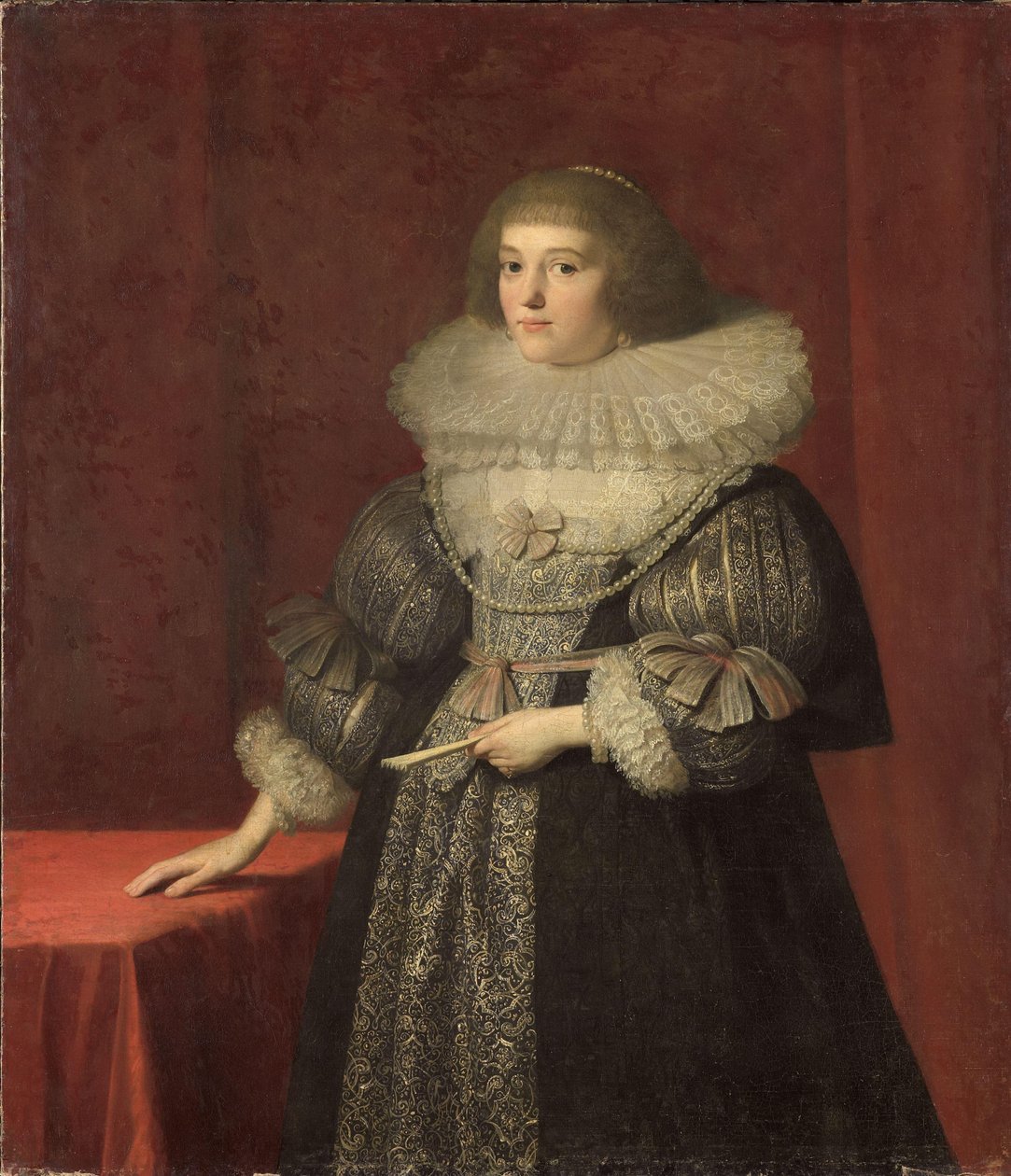 ウルスラ (1594-1657)、ソルムス＝ブラウンフェルス伯爵夫人の肖像 作： 匿名