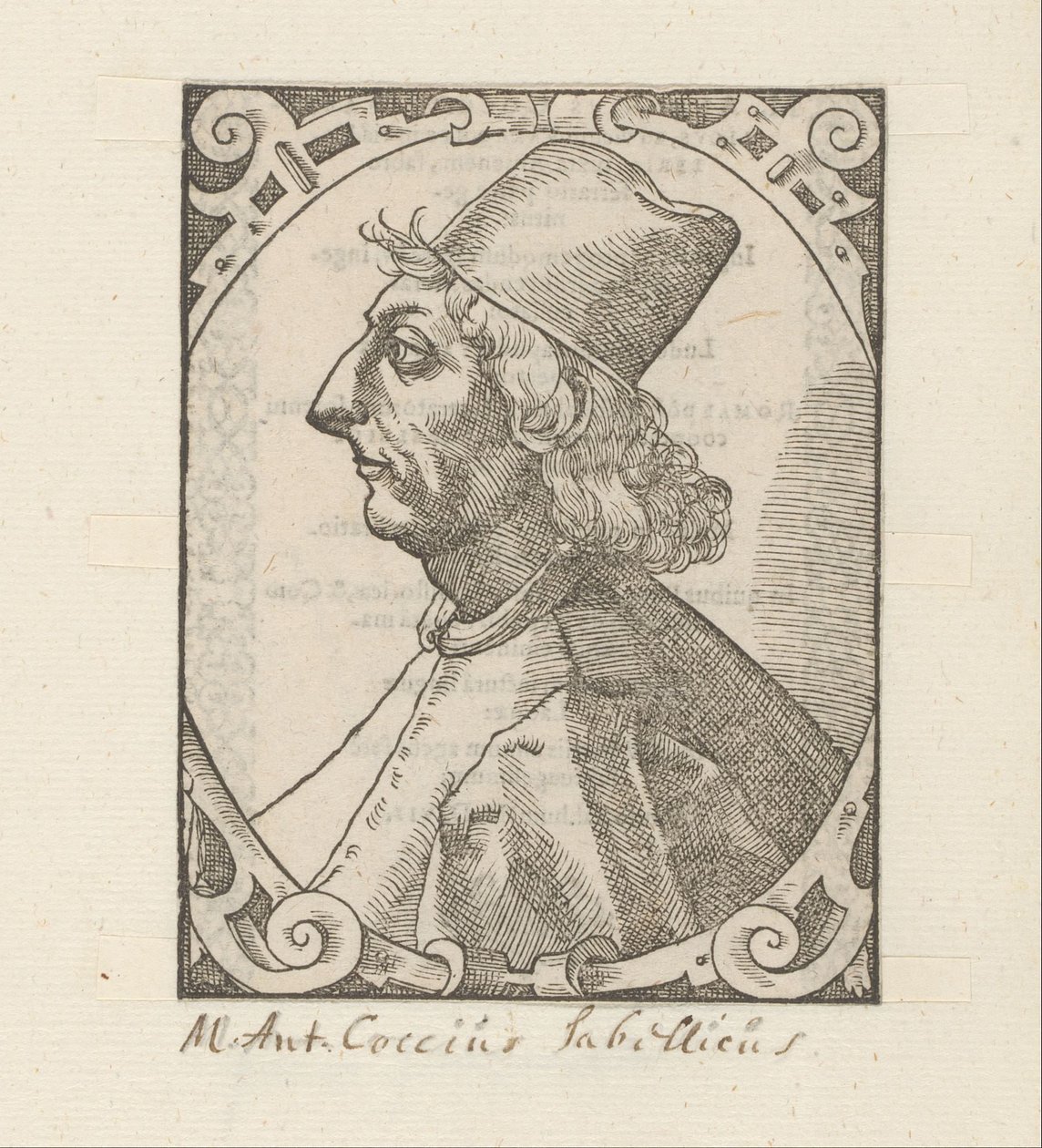 Portret van Marcus Antonius Coccius Sabellicus 作： 匿名