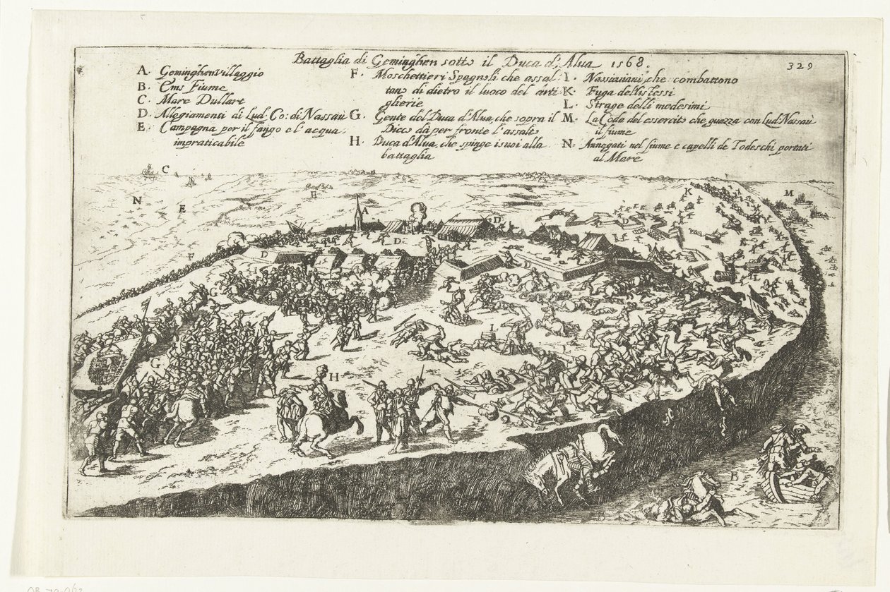 ジェミンゲンの戦い、1568 Battaglia di Geminghen sotto il Duca d
