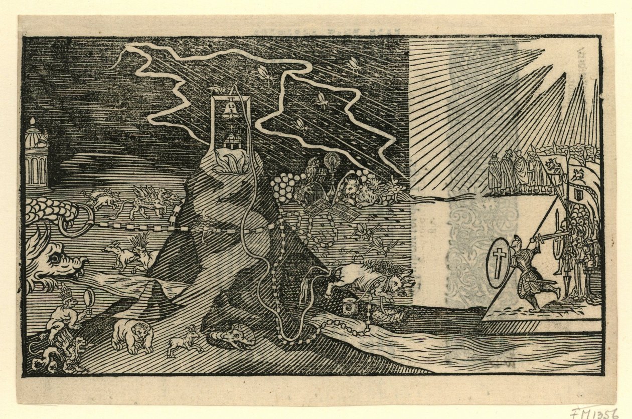 ヤコブス タウリヌスの漫画、1615 年 作： 匿名