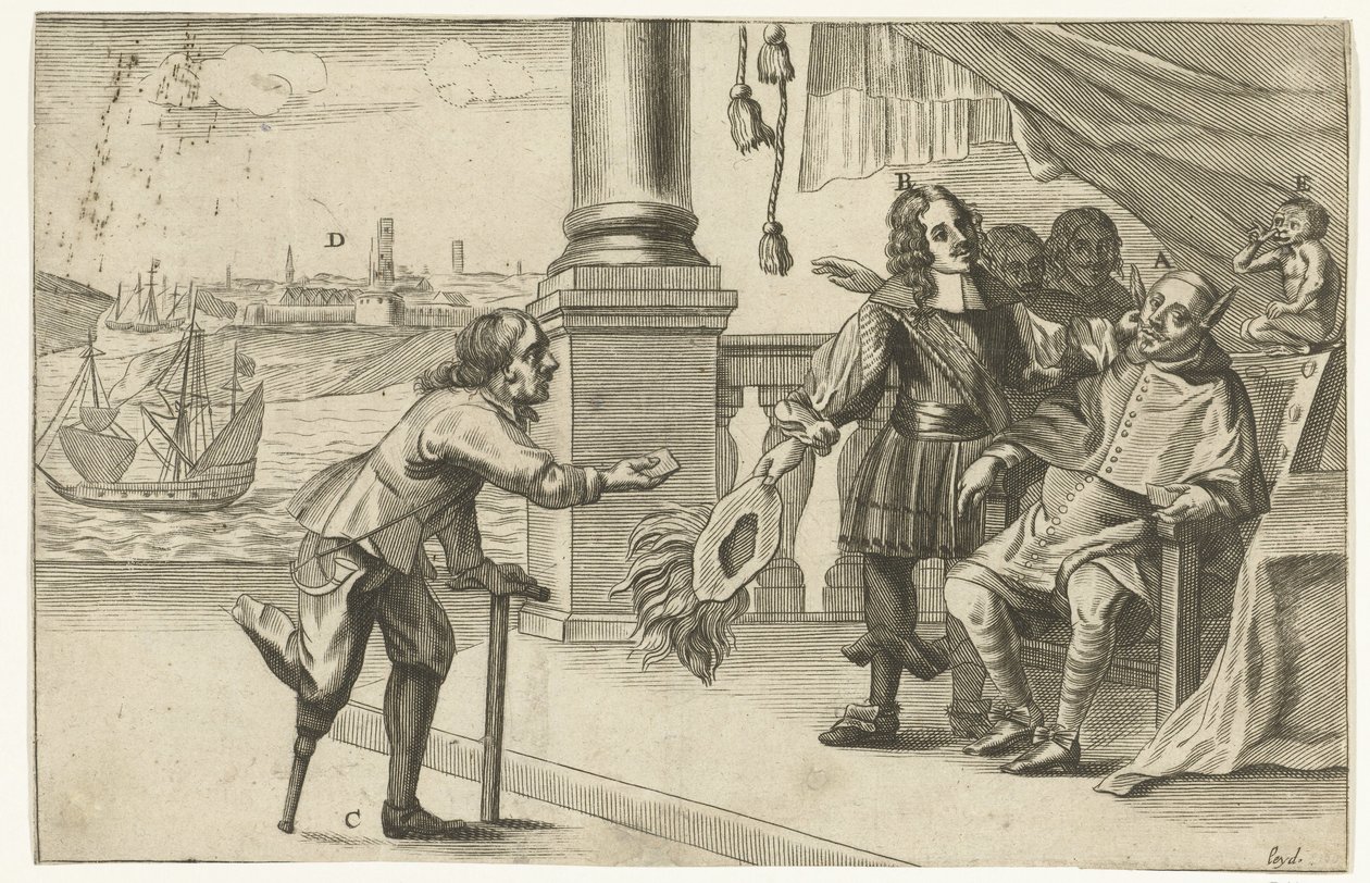 オステンドへの攻撃の失敗に関する漫画、1658 年 オステンデンの対話 (オブジェクトのタイトル) 作： 匿名