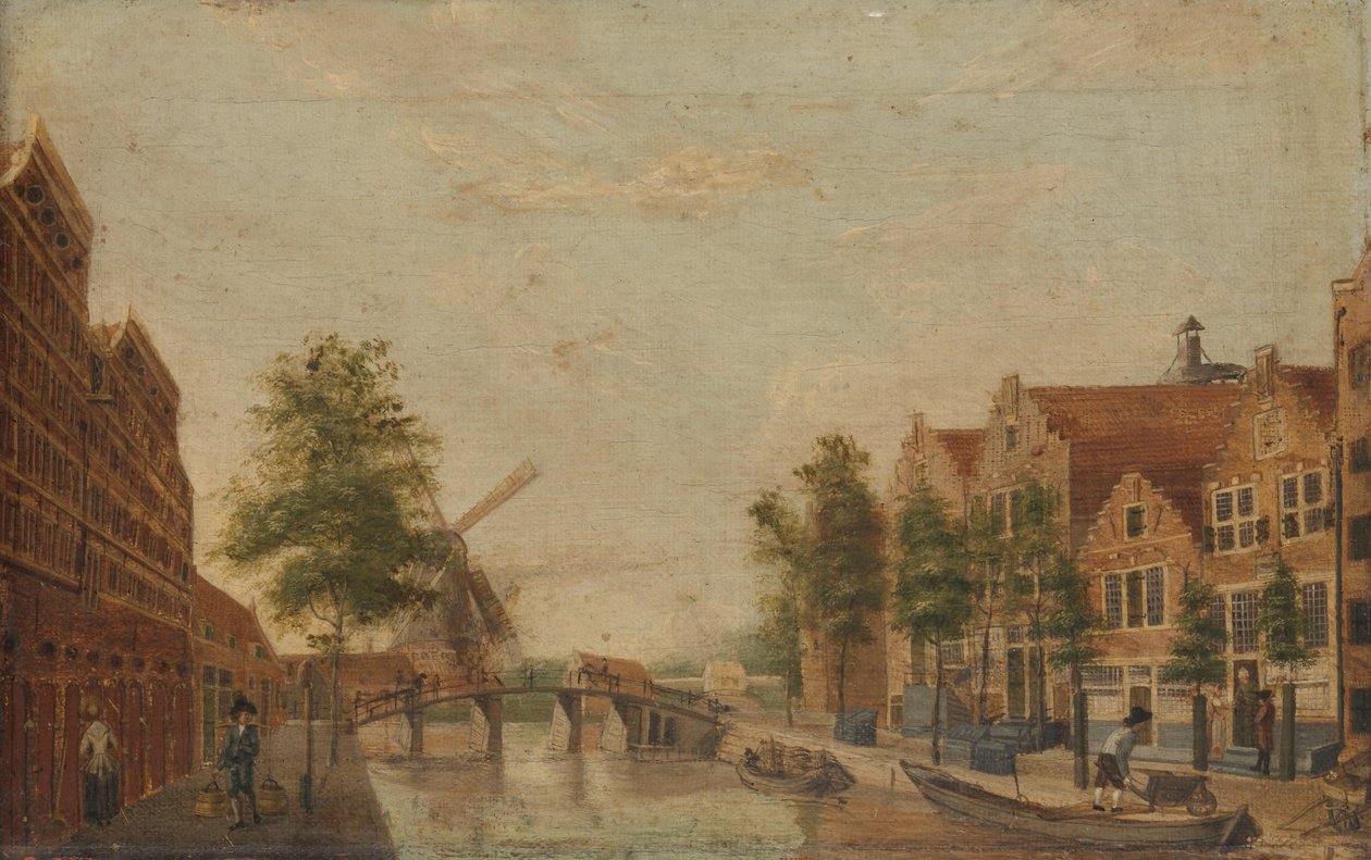 アムステルダムの Brouwersgracht 作： 匿名