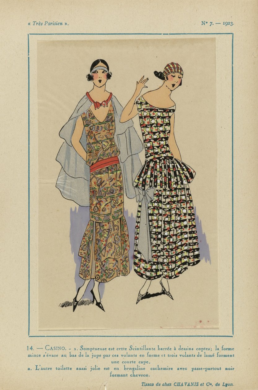 非常にパリジャン、1923年、No 7: 14.- CASINO. / 1. このスパークリングは豪華です... 作： 匿名