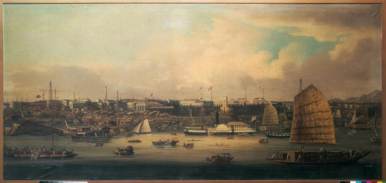 上海の街の眺め 作： 匿名