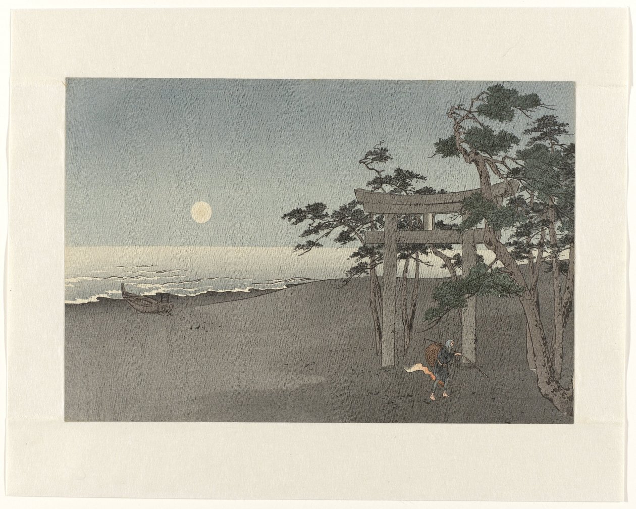 海岸の漁師 作： 匿名