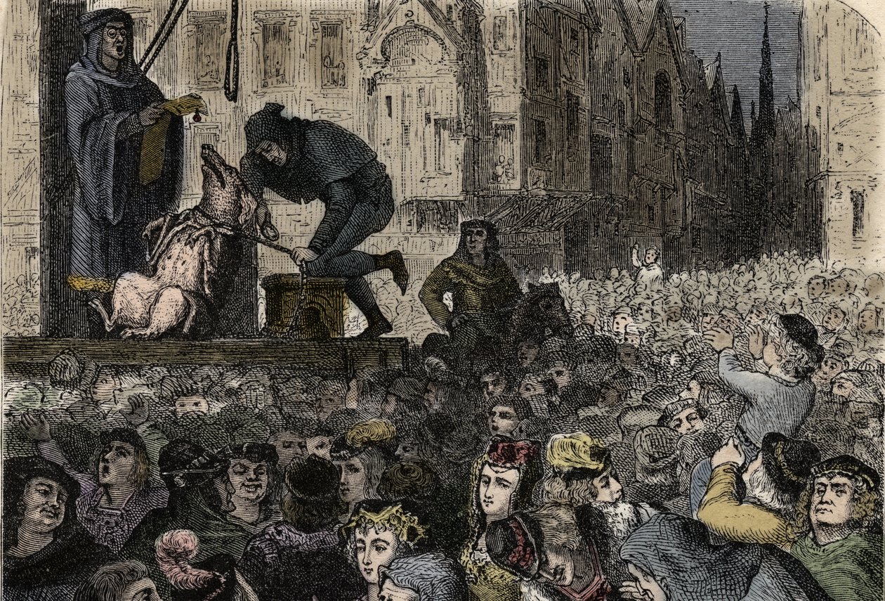 動物裁判 - Les proces d'animaux au moyen age - Execution de la soy