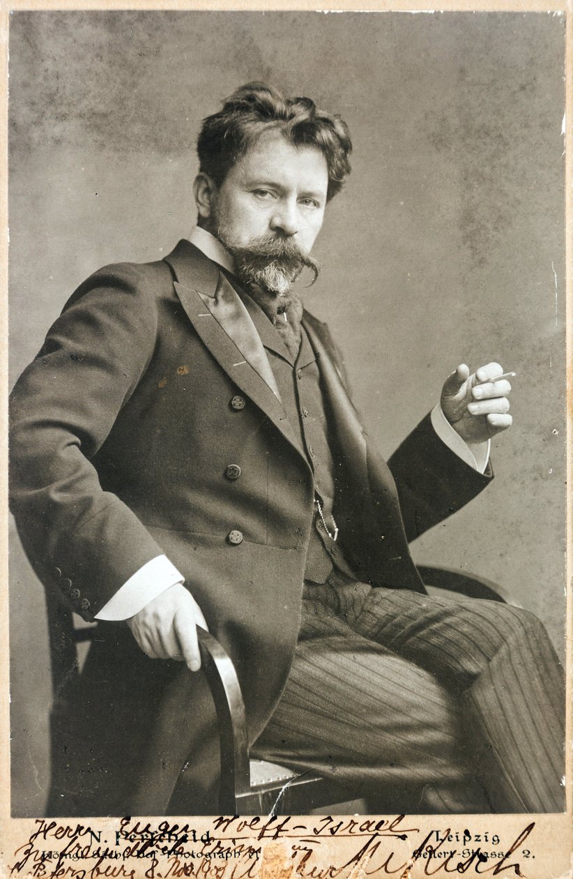 アーサー・ニキシュ - 指揮者アーサー・ニキシュ(1855-1922)の肖像 - Anonymous.写真 作： 匿名匿名