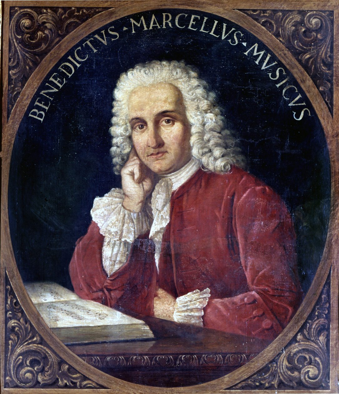 Benedetto Marcello (1686-1739) 18世紀のイタリアの作曲家、匿名の絵画。ベニス 作： 匿名匿名