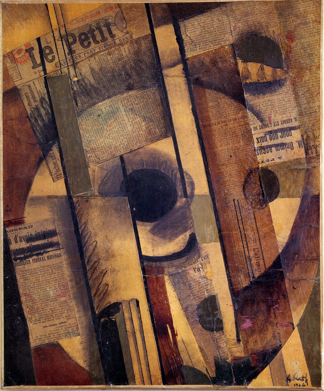 アルフレッド アルフレッド (1884-1966) による Petity Journal Realize での構成 1946 個人蔵 作： 匿名匿名