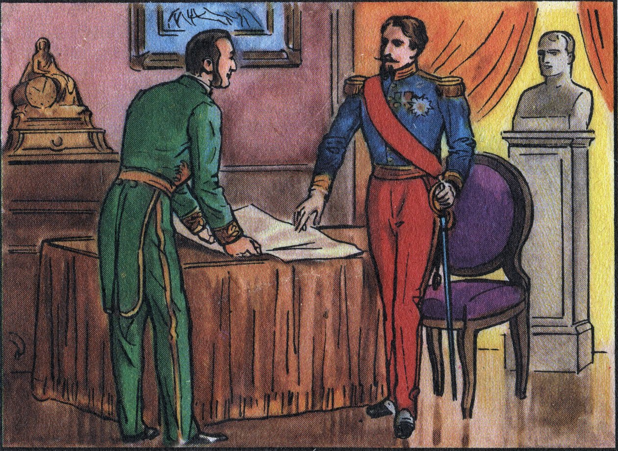 皇帝ナポレオン3世（1808-1873）とジョルジュ・オスマン男爵（1809-1891） 「Collection des souverains et chefs d