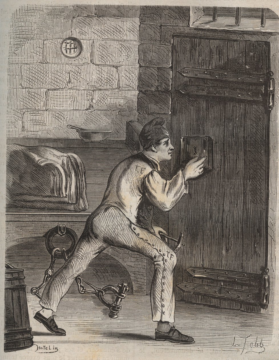 Le forcat Blouet - Pierre Zaccone (1817-1895) による「Histoire des bagnes depuis leur création à nos jours」（1877年）のエングレーヴィング（Colonia Penale - Penal colony） 個人蔵 作： 匿名匿名