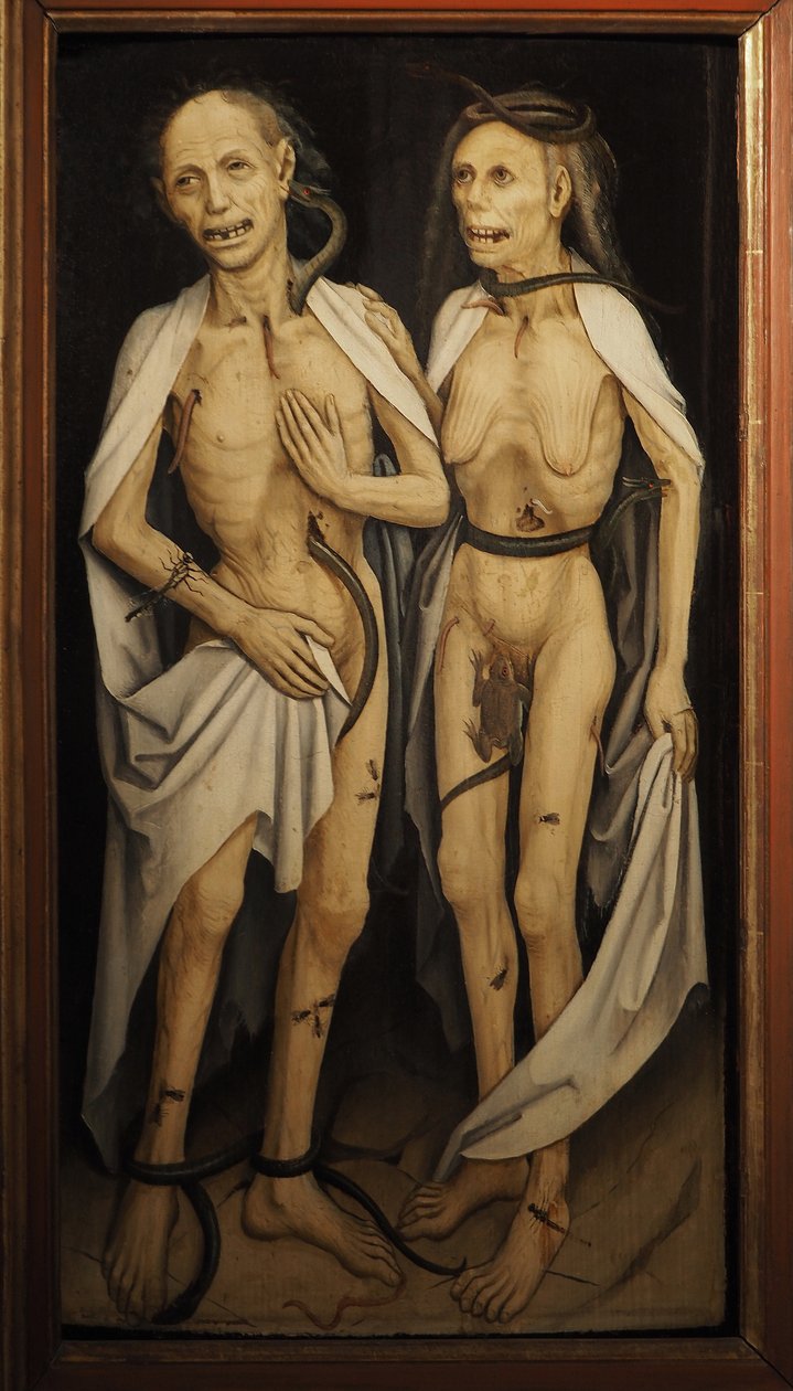 Les amants trepassés.匿名、1470年頃（木に油彩 作： 匿名匿名