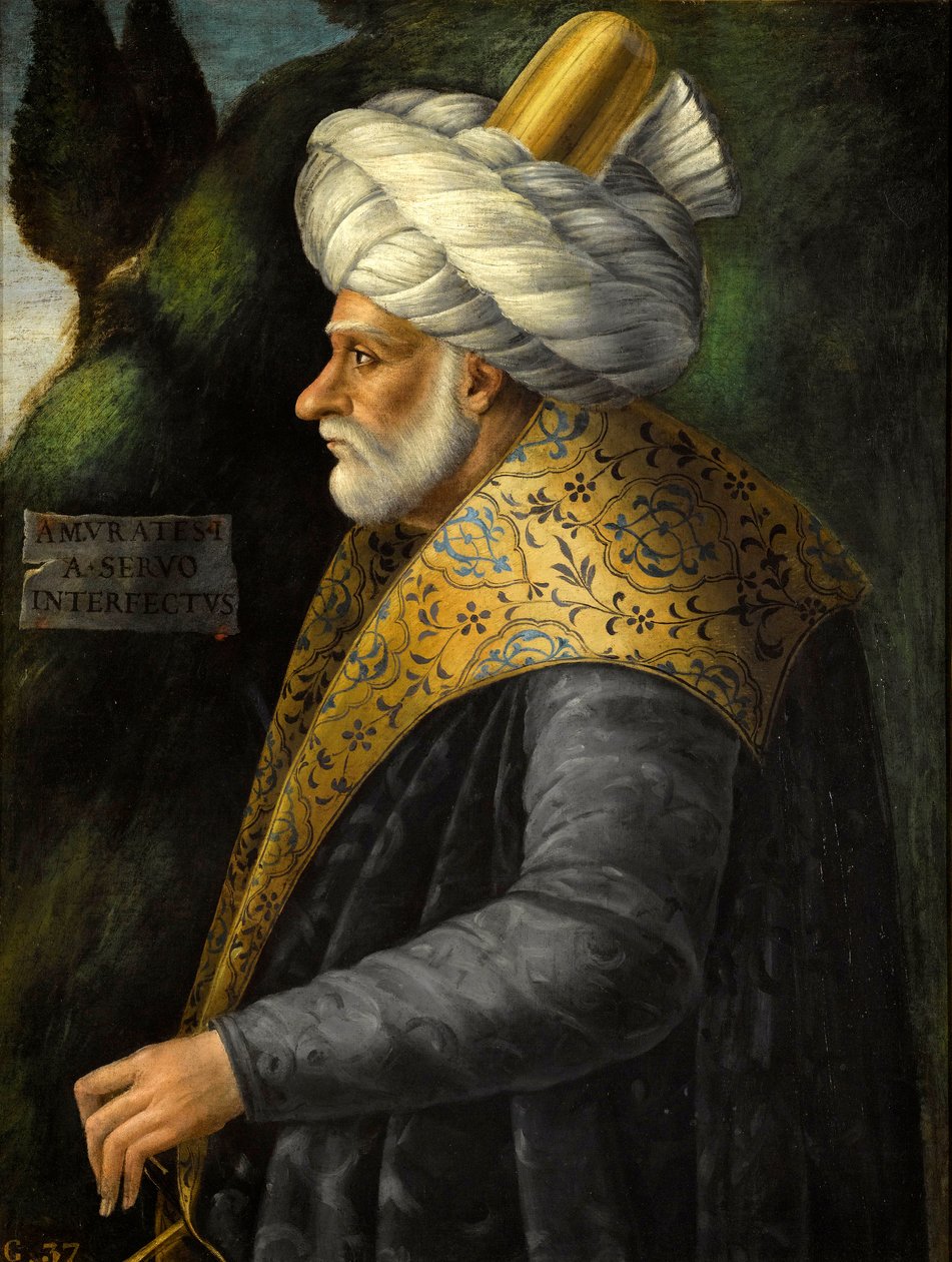 Mourad Ier - スルタン・ムラド1世（1326-1389）の肖像 par Anonymous 作： 匿名匿名