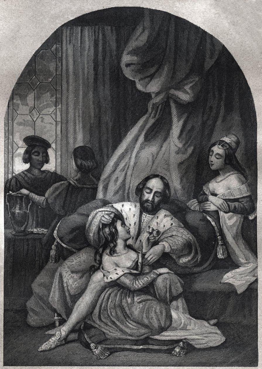 パウロ3世（1534年から1549年までの教皇）とその家族 - Paul III (pope from 1534 to 1549) et sa famille - 1842年のエングレーヴィングで、モーリス・ラシャトレによる「教皇の歴史：犯罪、殺人、毒殺、親殺し、姦通、近親相姦...」に収録されています。個人のコレクション。 作： 匿名匿名