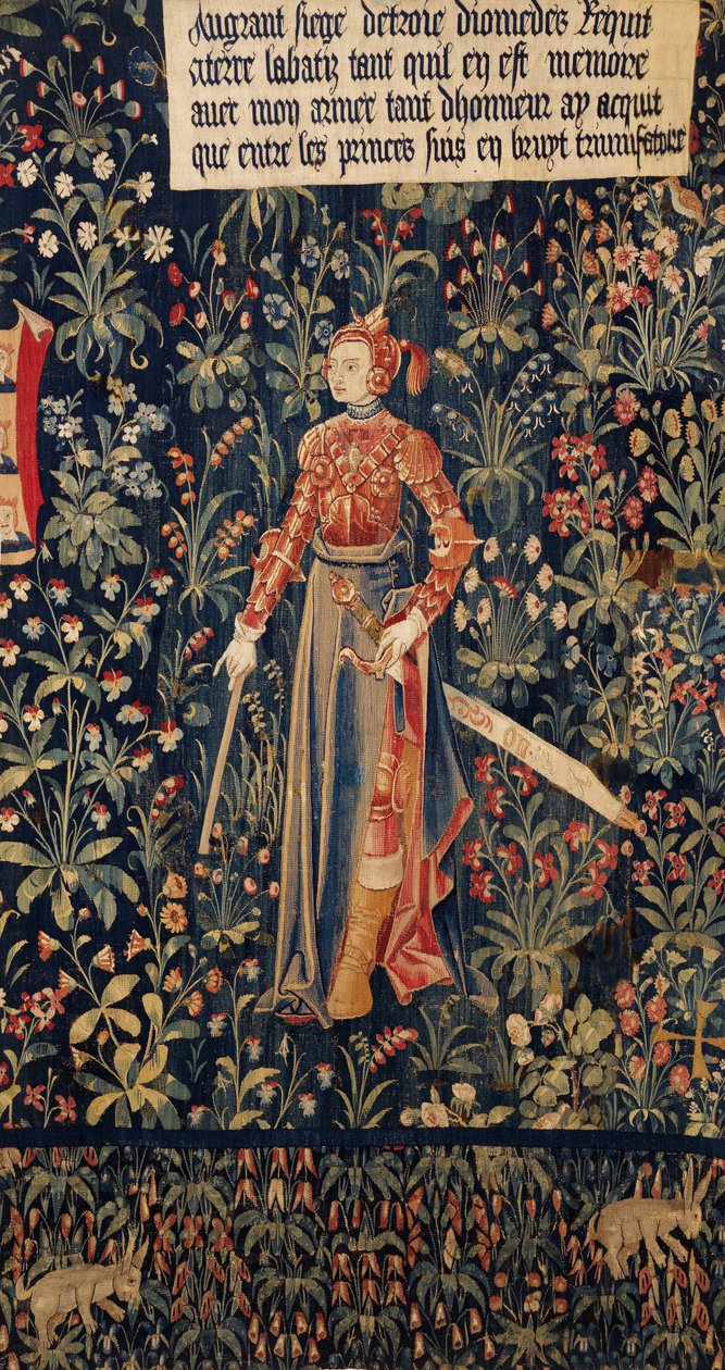 アマゾンの女王ペンテシレア、16世紀初頭（タペストリー） 作： 匿名匿名