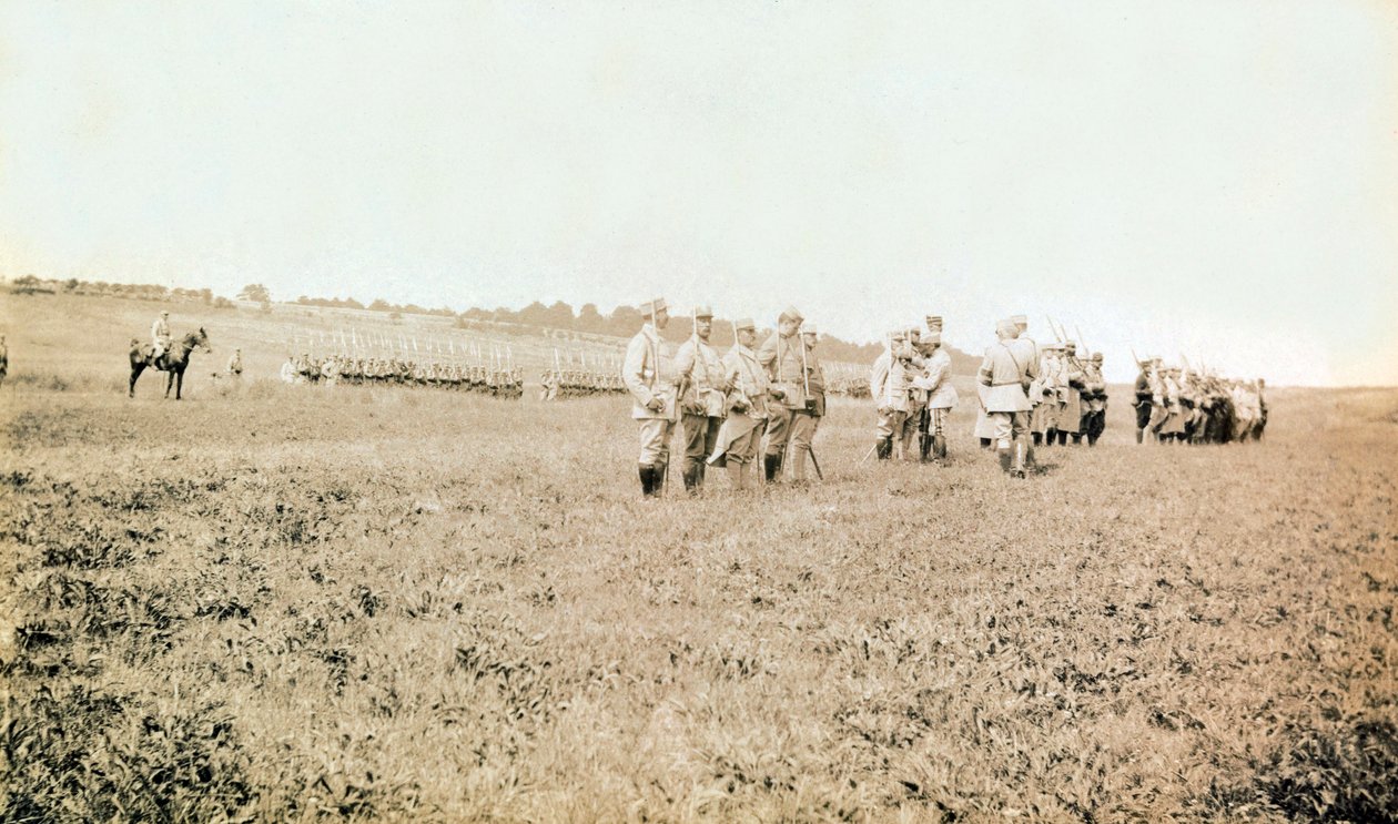第一次世界大戦初期の歩兵中尉の個人アルバムからの写真（1st, Iere 作： 匿名匿名