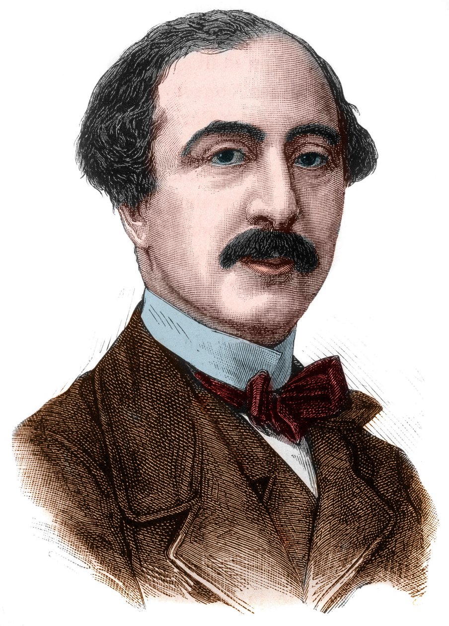 フランスのジャーナリスト・政治家であるAnatole Prevost Paradol（1829 - 1870）の肖像。 作： 匿名匿名
