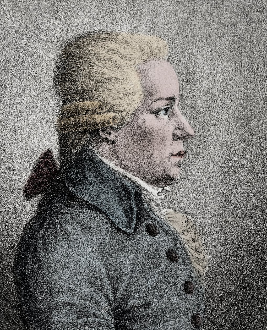 カール（カール）・ディッターズ・フォン・ディッターズドルフ（1739-1799）の肖像 - August Carl Ditters von Dittersdorf（1739-1799）の肖像（オーストリアの作曲家・ヴァイオリニスト 作： 匿名匿名
