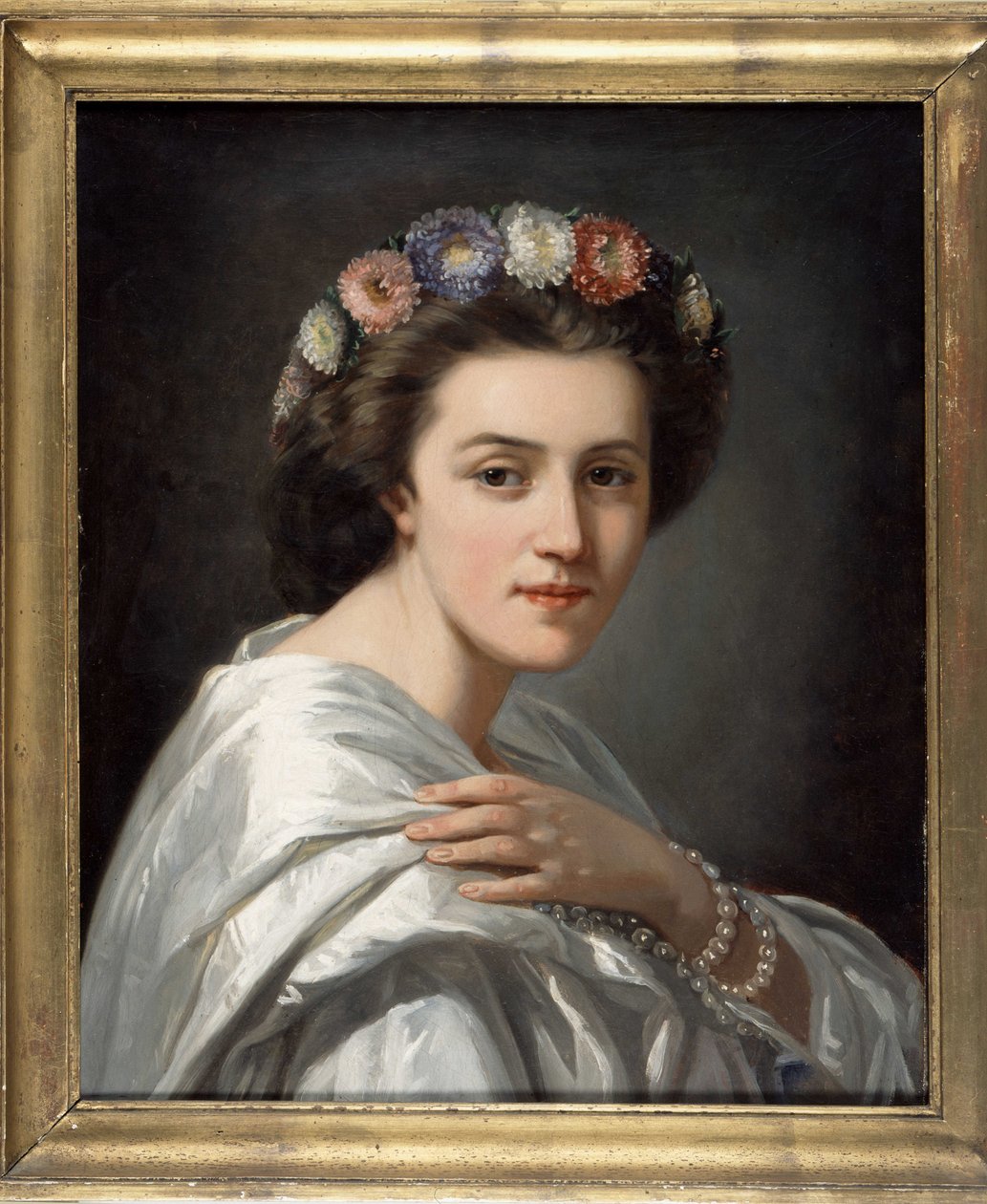 イタリアのコメディアン、エレオノーラ・ドゥーゼ（1858-1924）の肖像。19世紀末の無名の絵画。個人蔵。 作： 匿名匿名