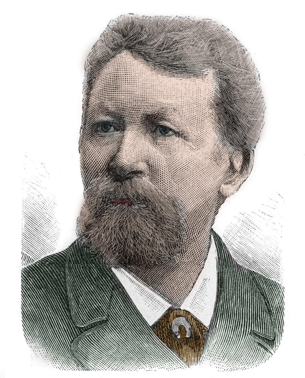 Friedrich Gerhard Rohlfs (1831-1896) ドイツの地理学者、探検家、作家、冒険家の肖像 - Friedrich Gerhard Rohlfs, ドイツの地理学者、アフリカの探検家、作家。 作： 匿名匿名