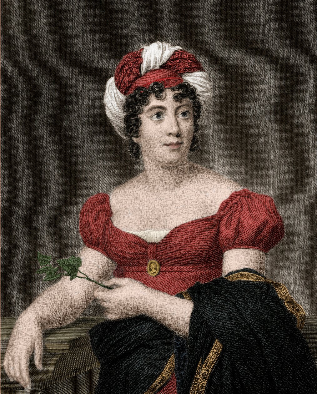 ジェルメーヌ・ネッカー（シュテル・ホルスタイン男爵夫人、シュテル夫人と呼ばれる）の肖像（1766-1817 作： 匿名匿名