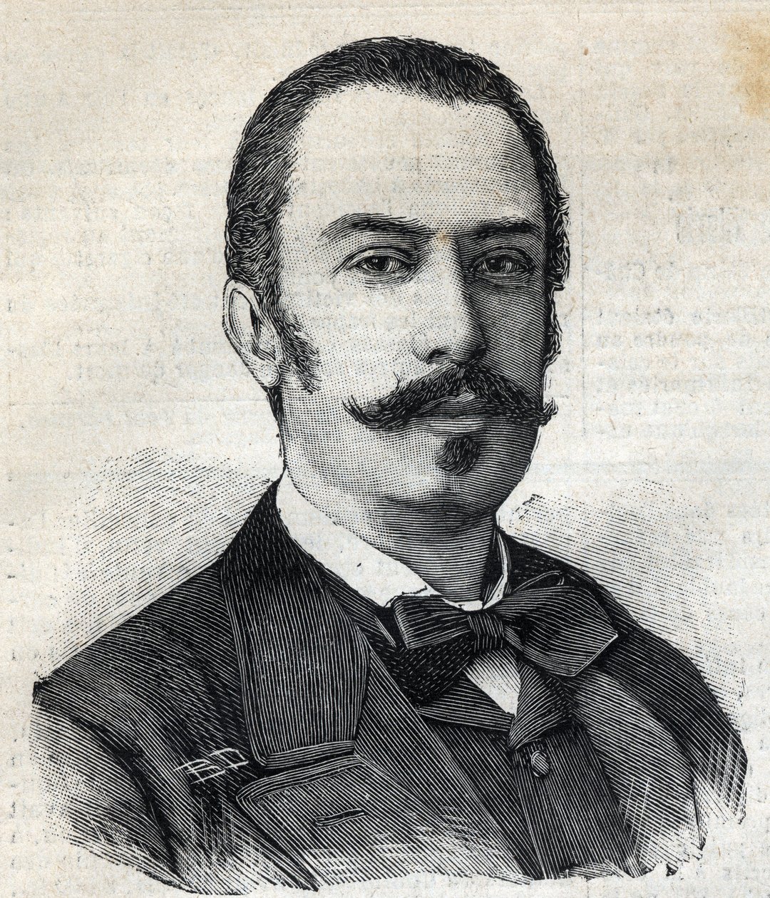Giovanni Giolitti (1842-1928) イタリアの政治家、閣僚会議議長の肖像。"Le Petro Parisien "に掲載された版画 作： 匿名匿名
