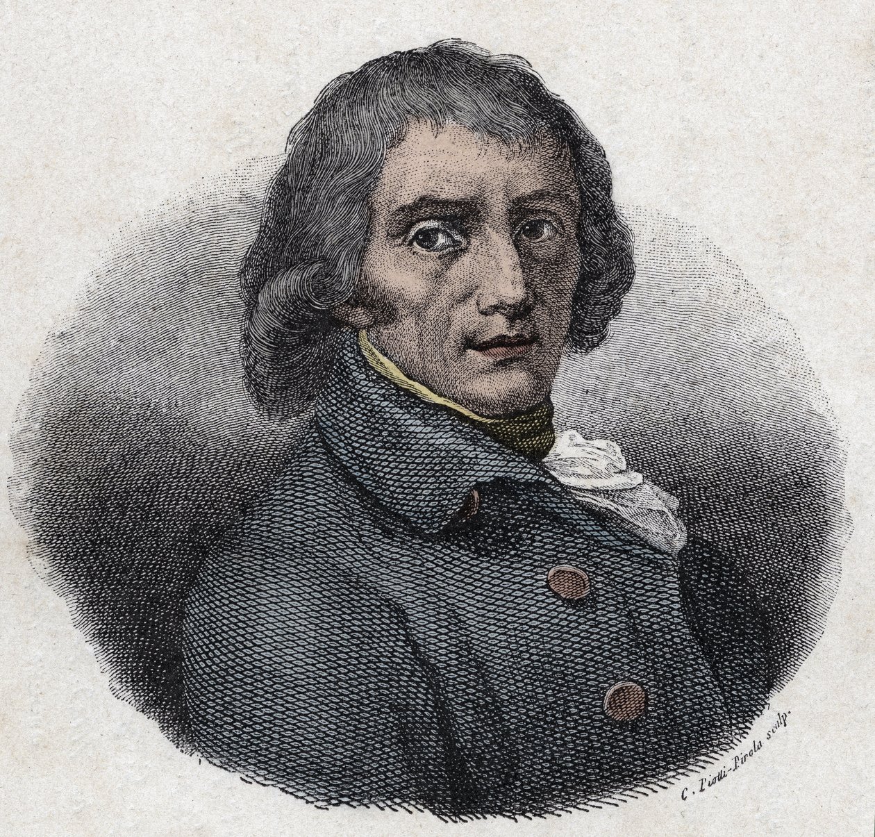イタリアの詩人、ジュゼッペ・パリーニ（1729-1799）の肖像 作： 匿名匿名