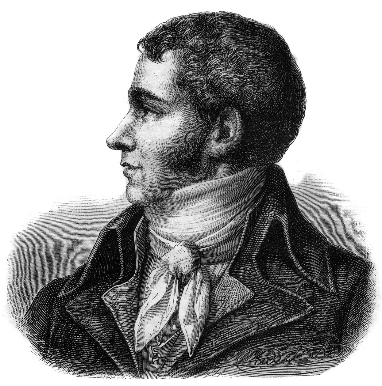 国民大会のタルン公使Marc David Alba Lasource (1763-1793)の肖像-Alphonse de Lamartine (1790-1869) 1865-1866の「ジロンダンの歴史」に掲載されたエングレーヴィング - 個人蔵 作： 匿名匿名