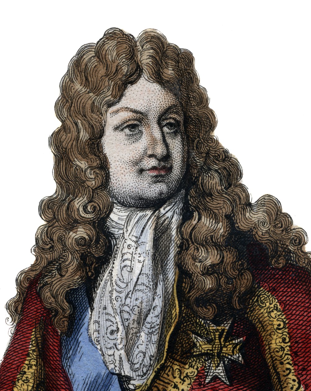 フランス王室の一員であり、1715年から1723年まで王国の摂政を務めたオルレアン公フィリップ2世（1674-1723）の肖像画。 作： 匿名匿名