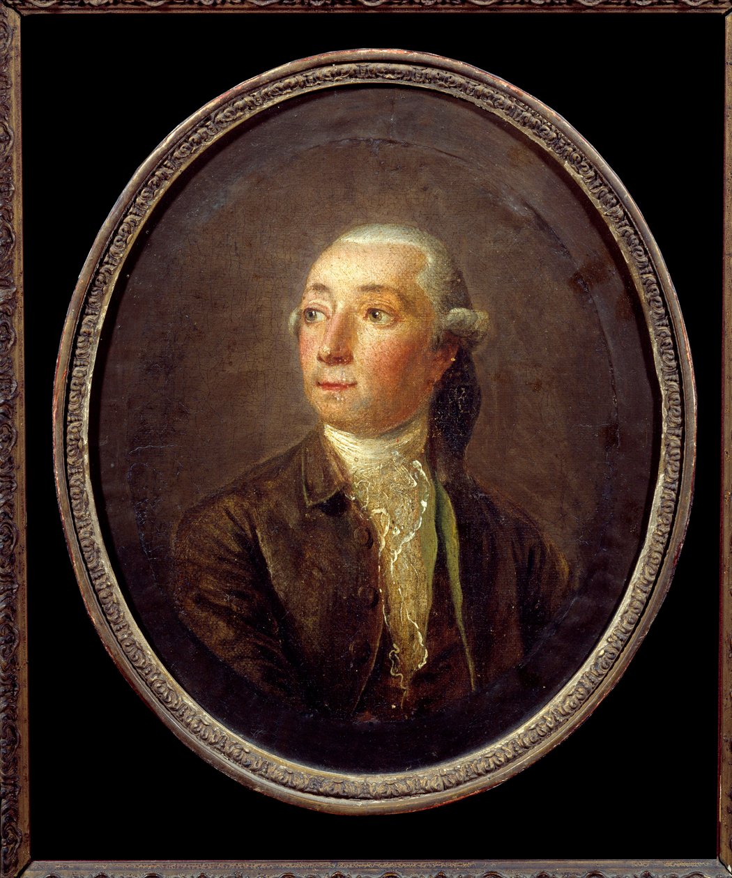 レスティフ・ドゥ・ラ・ブルトンヌ（1734-1806）フランスの作家の肖像。匿名の絵画。個人蔵。 作： 匿名匿名