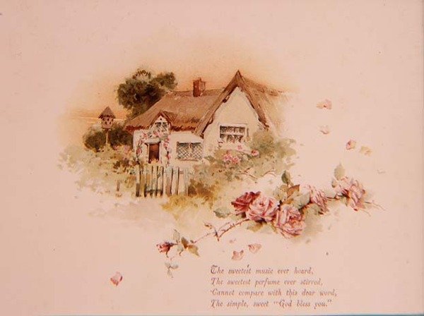 The Sweetest Music Ever Heard」、ヴィクトリア朝のブックイラストレーション 作： 匿名匿名