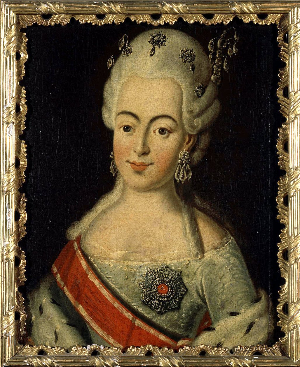 Wilhelmine Louise de Hesse Darmstadt (1755-1776) - grand-duchesse de Russie sous le nom de Natalia Alexeievna - Portrait of Grand Duchess Natalia Alexeyevna of Russia, Princess Wilhelmina Louisa of Hesse-Darmstadt par Anonymous 作： 匿名匿名