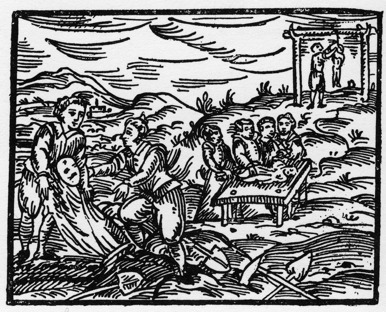 墓地で死者を抑止する魔女たち - 魔女の悪事とその救済を扱った「Compendium Maleficarum」 フランチェスコ・マリア・グアッツォまたはグアッチョまたはグアッチウス（15?-16? 作： 匿名匿名