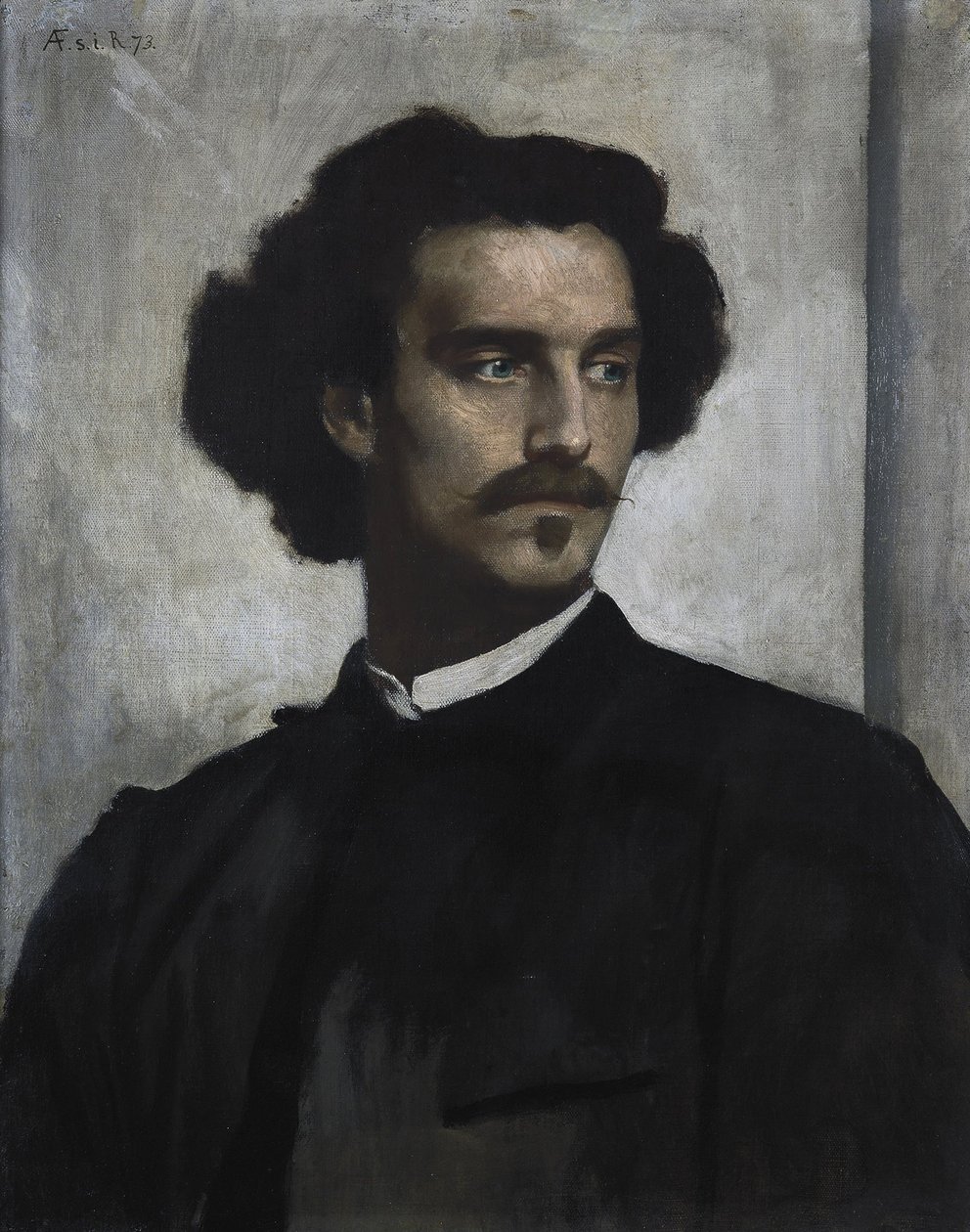 自画像、1873 作： アンゼルム・フォイエルバッハ
