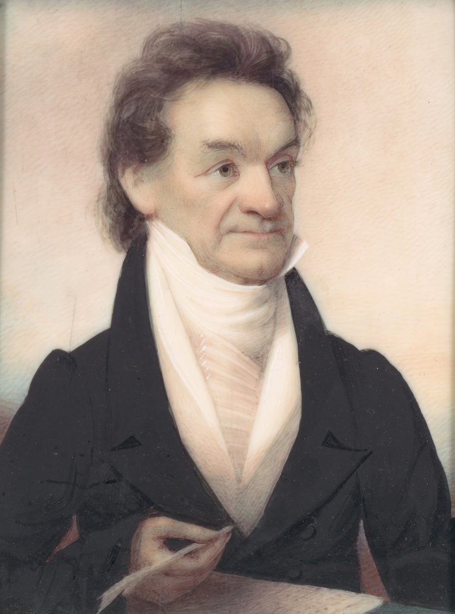 エドワード・リビングストン、カリフォルニア州。 1827年。 作： アンソン・ディキンソン