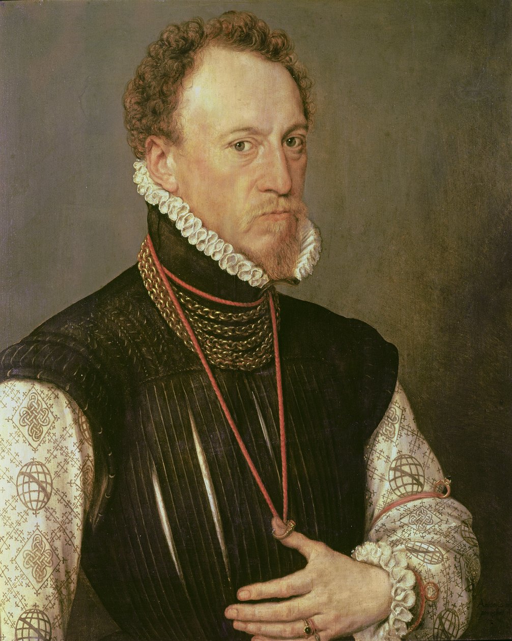 ヘンリー・リー卿（1533-1611）、1568（パネル） 作： アントニス・ファン・ダショースト・モル