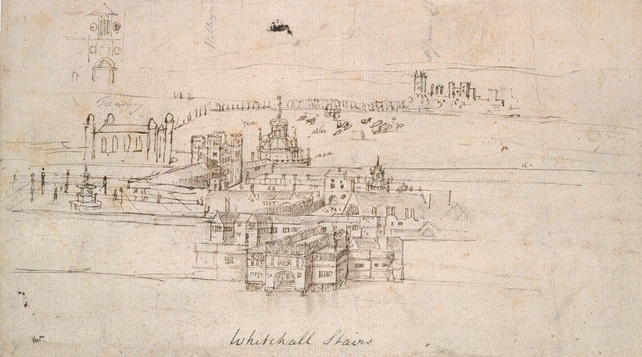 ロンドン塔、c1550-1560 作： アントニス・ファン・デン・ウィンガーデ
