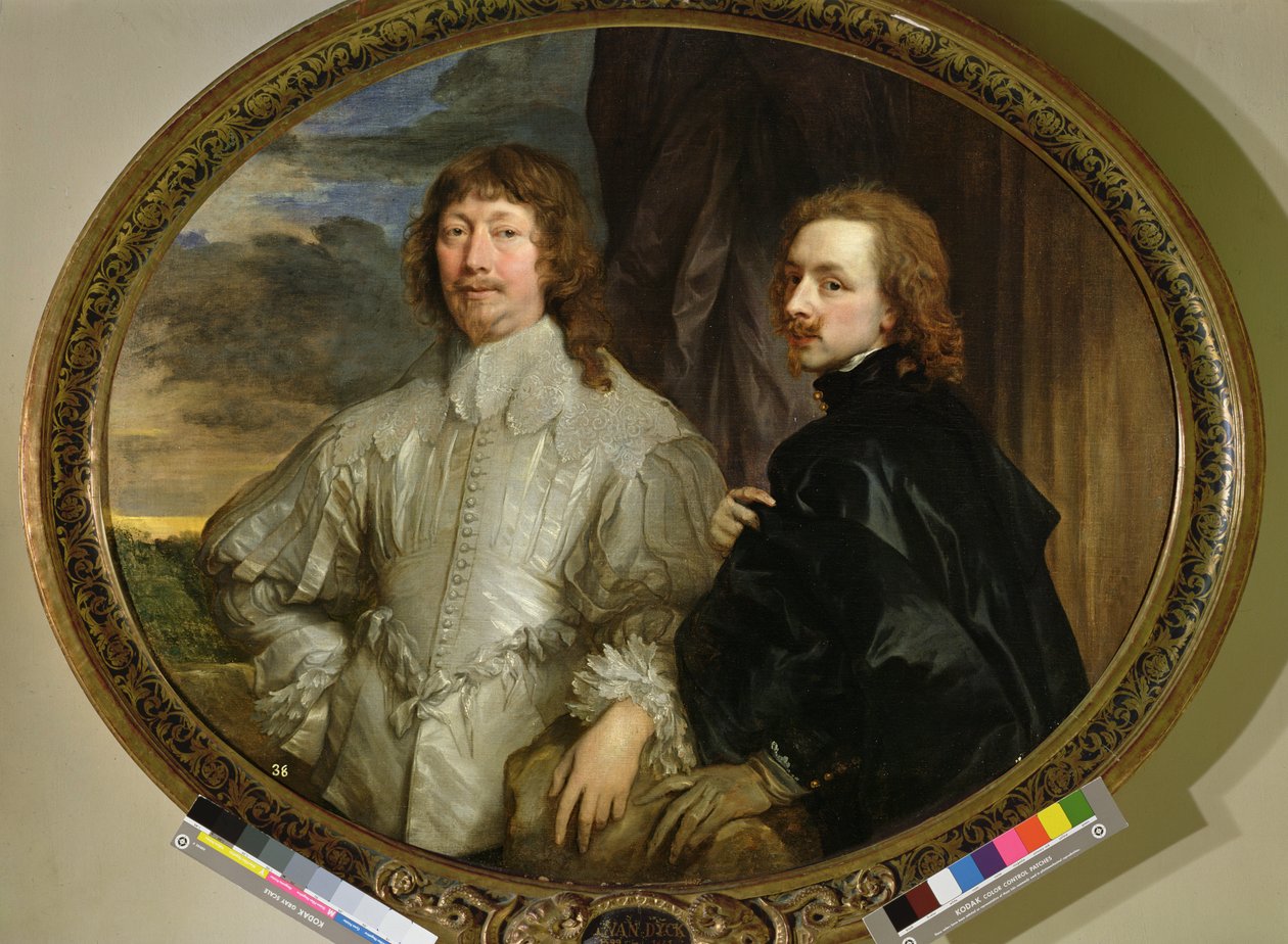エンディミオン・ポーター卿と芸術家、1635年頃 作： アンソニー・ヴァン・ダイク
