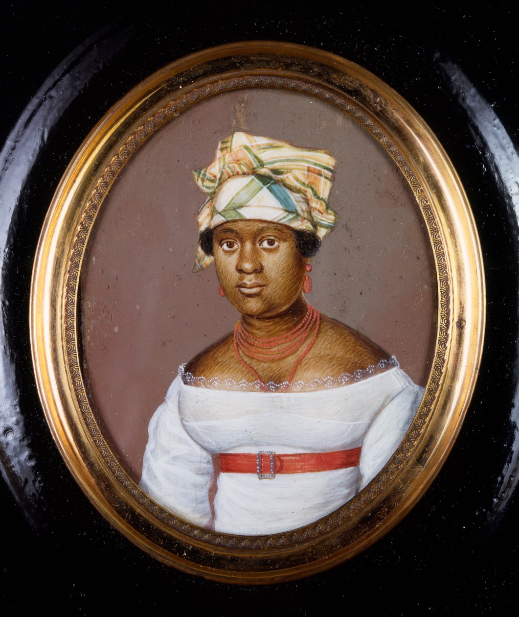 ピエール・トゥサン夫人、1825年（エナメル質のトイレ） 作： アンソニー・メウッチ
