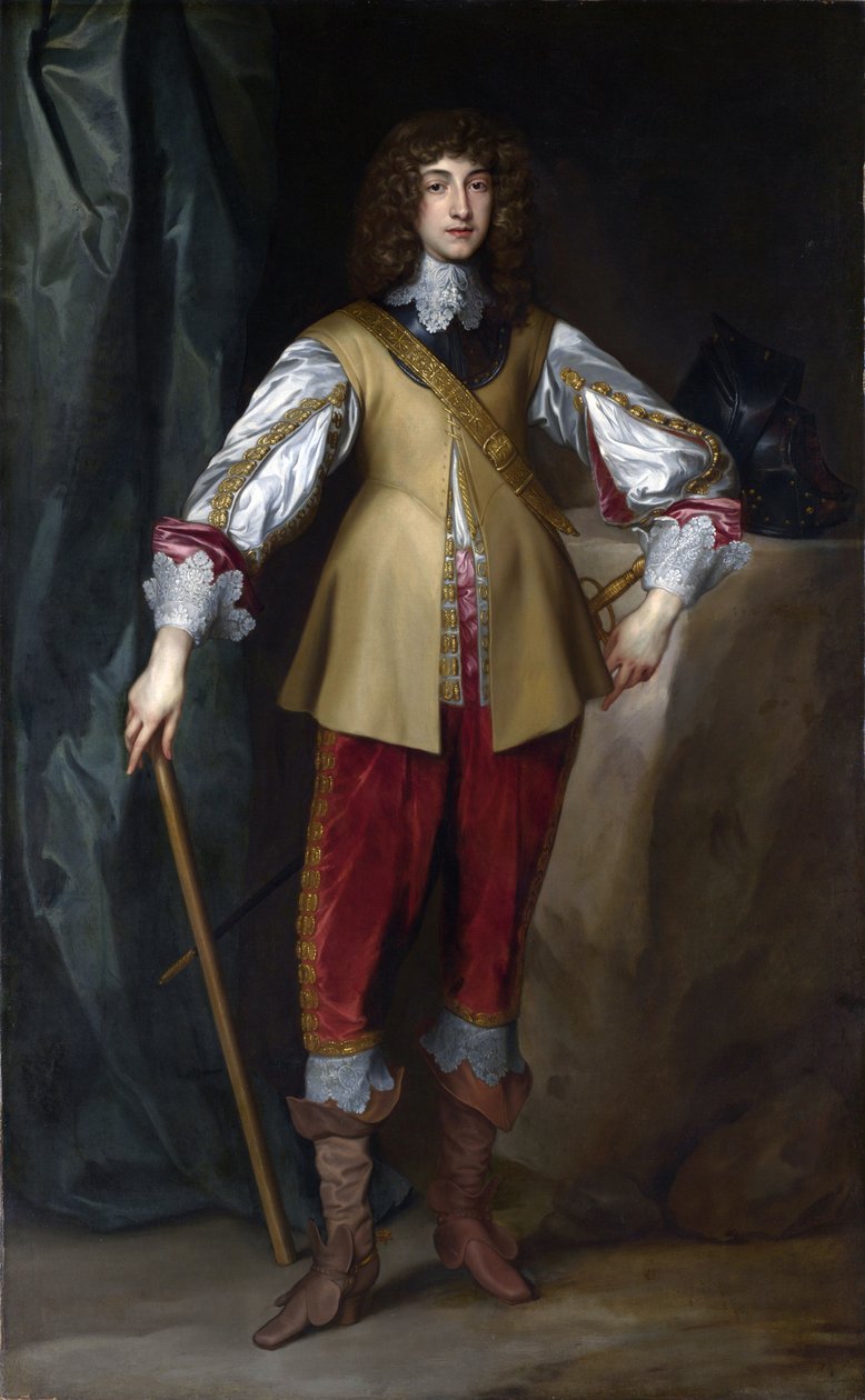 ルーティン王子の肖像、パラティーヌ伯（1619-1682） 作： アンソニー・ヴァン・ダイク