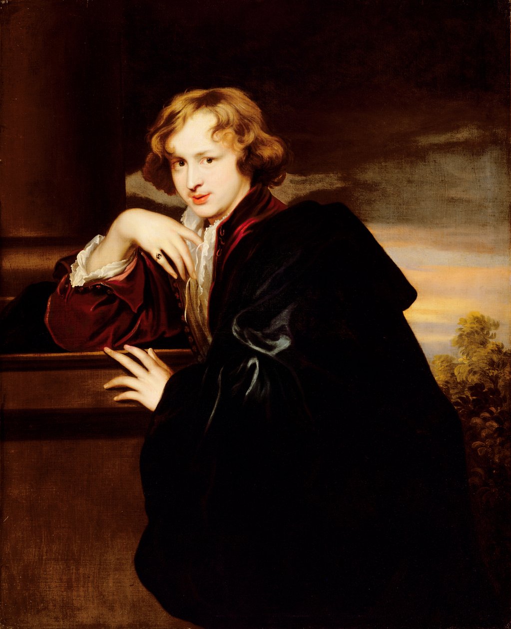 アンソニー・ファン・ダイク卿の肖像（1599-1641） 作： アンソニー・ヴァン・ダイク