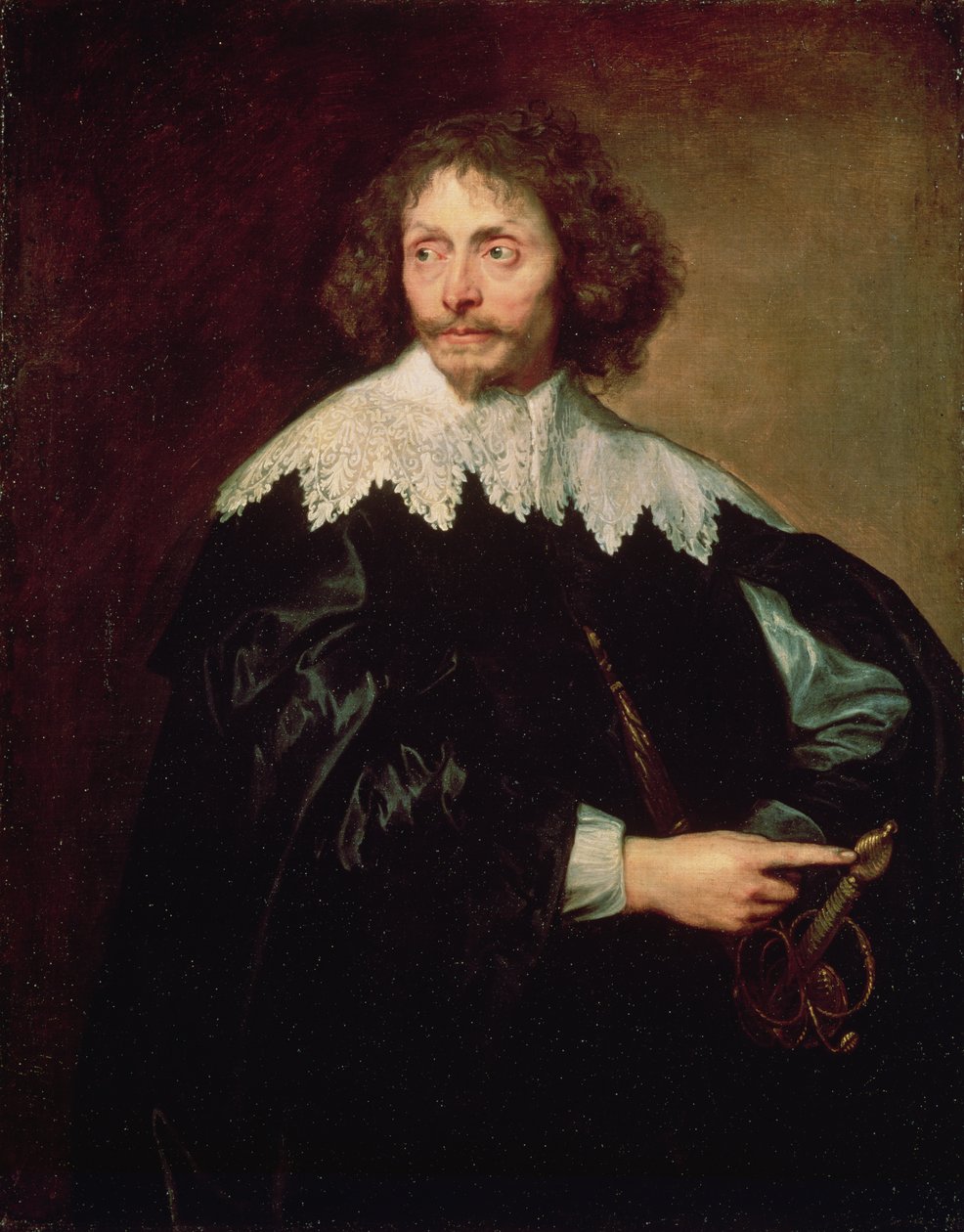 トーマスシャロナー卿の肖像（1595-1661）1620 作： アンソニー・ヴァン・ダイク