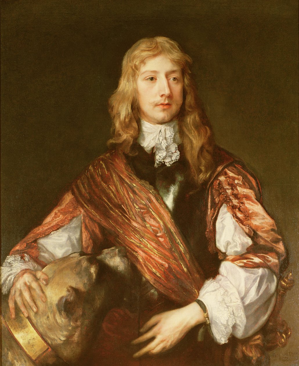 トーマス・キリグルー卿（1612-83）、1635年頃（油） 作： アンソニー・ヴァン・ダイク