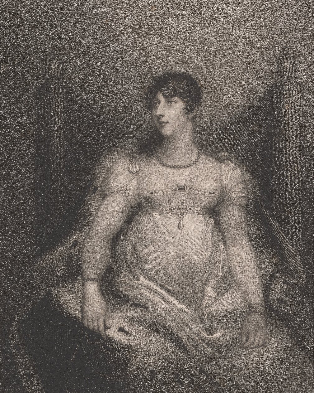 Charlotte Sophia (née Leveson-Gower), Somerset, Duchess of Beaufort   1442443   ja       japanese Successfully Translated  Original: ""Reflexions pres du poele a bois"" (Thoughts at the stove) Une jeune femme assise pensive devant le feu. Peinture de Jakov 作： アンソニー・カードン