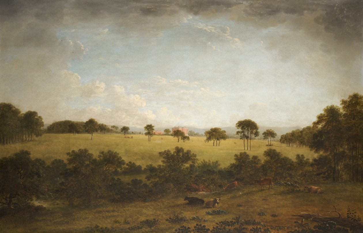 Tabley：家の遠景を望む公園 作： アンソニーデビス