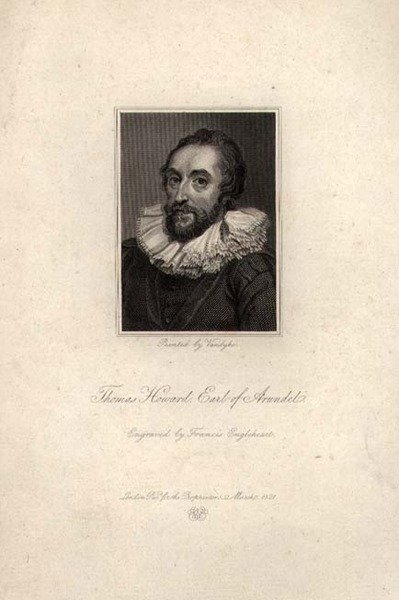 アランデル伯爵トーマス・ハワード（1585-1646）、フランシス・エングルハートによる刻印 作： アンソニー・ヴァン（後）・ディック