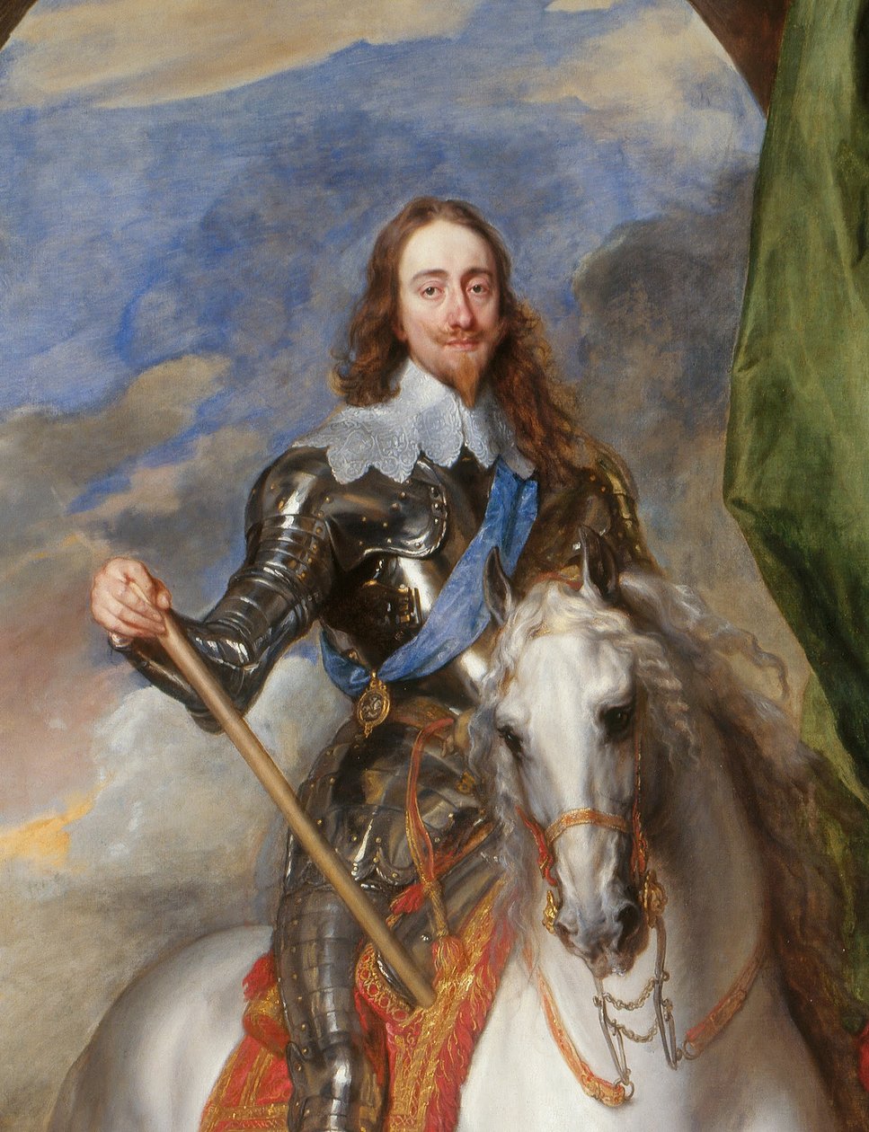 シャルル1世(1600-1649)とサントワーヌ騎士団 作： アンソニー・ヴァン・ダイク