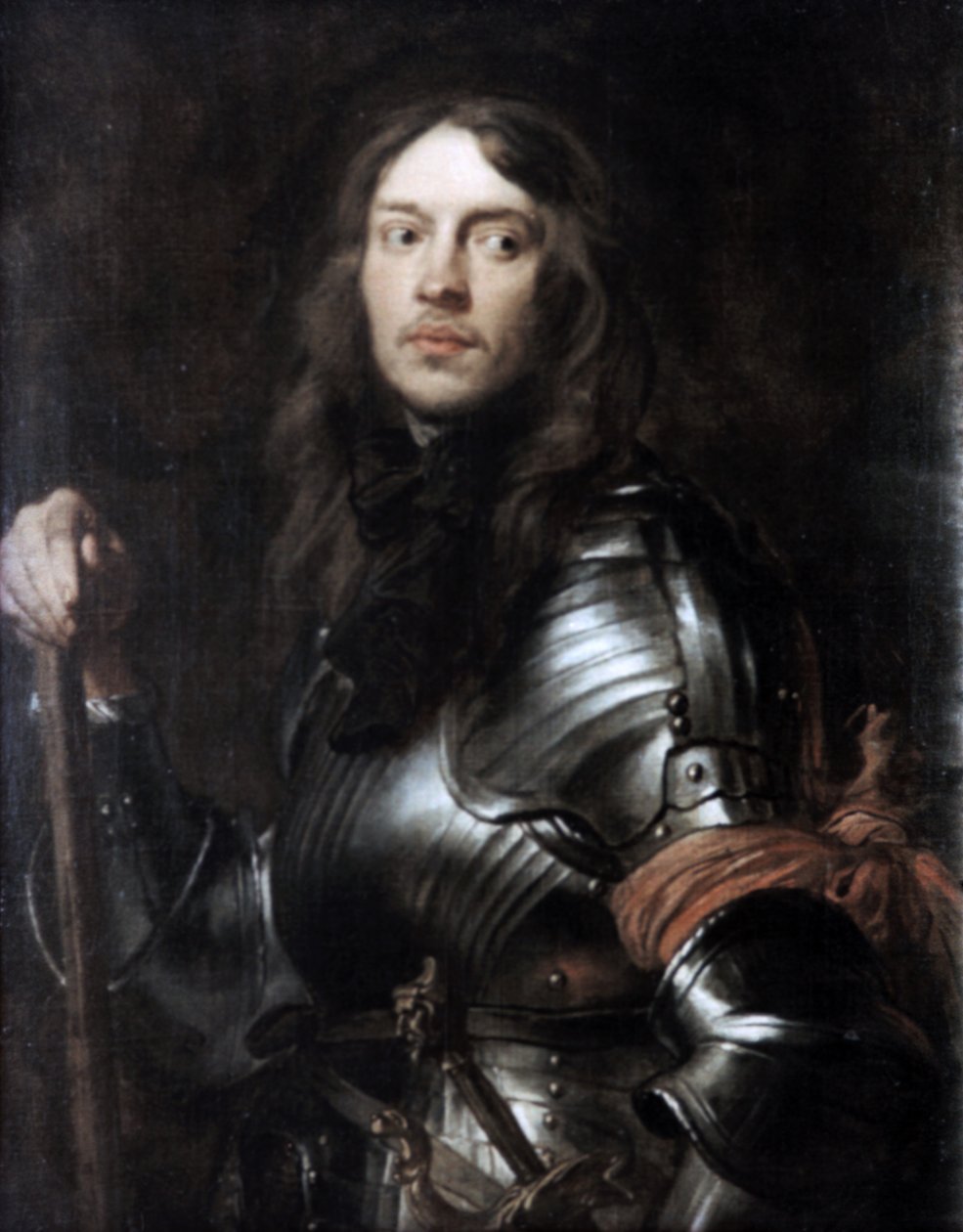 鎧の司令官、赤いスカーフ、c1625-1627。 作： アンソニー・ヴァン・ダイク