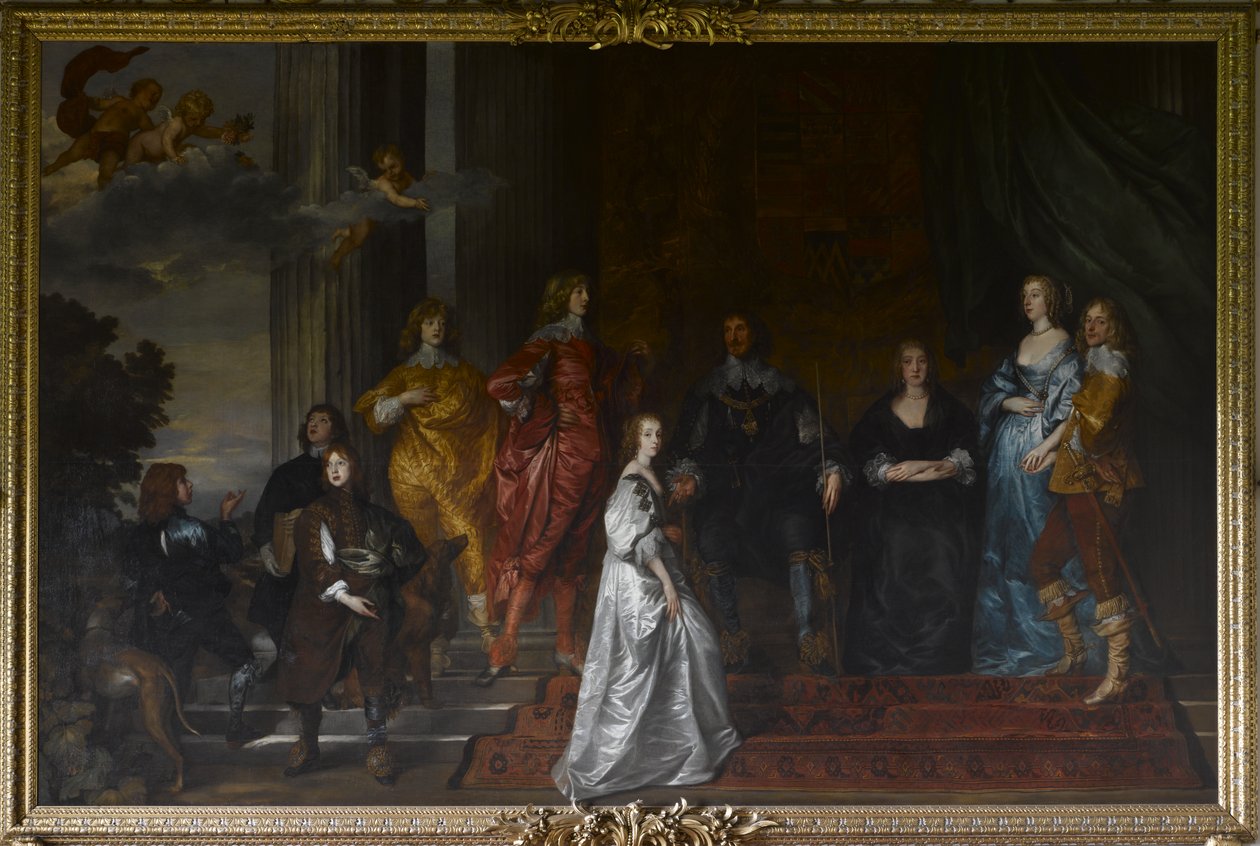 フィリップハーバート（1584-1650）、ペンブローク4世伯とその家族 作： アンソニー・ヴァン・ダイク